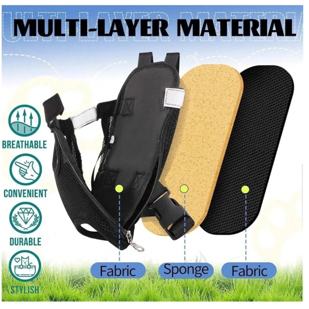 NWOT Pet Carrier Backpack, Adjustable Pet Dog Carrier Backpack Travel Bag Black
